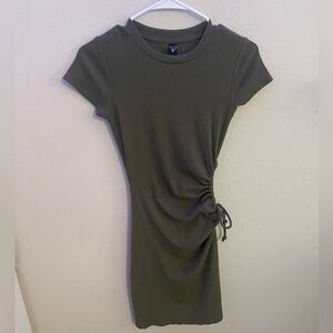 Windsor, Dress with Cut Out Drawstring on the Side, Size S